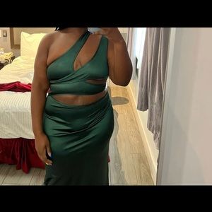 Emerald Green SHEIN dress